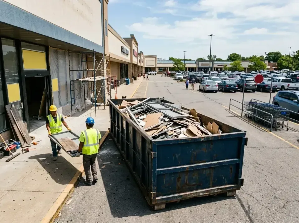 retail-store-renovation-debris-003 — frequently asked questions, Roll-off Dumpster Rentals in Colesville, MD